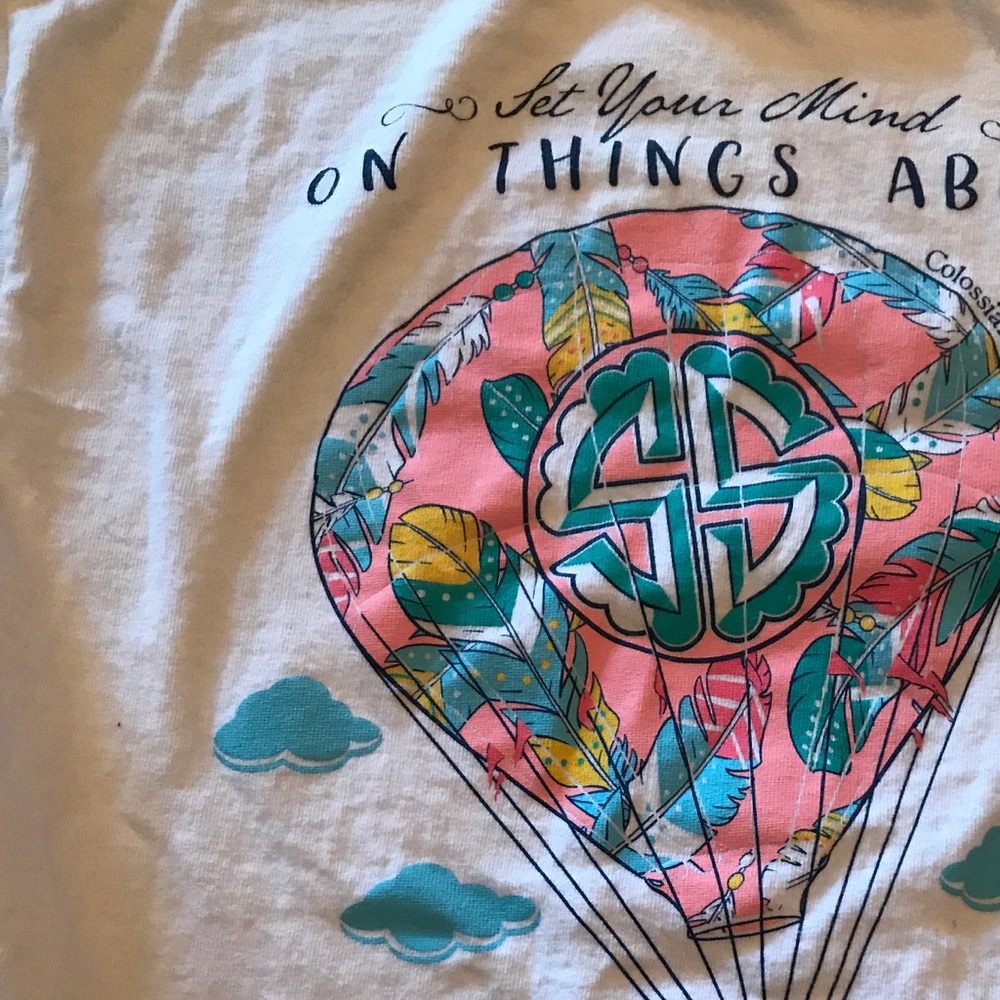 Simply Southern Tee Youth Medium White